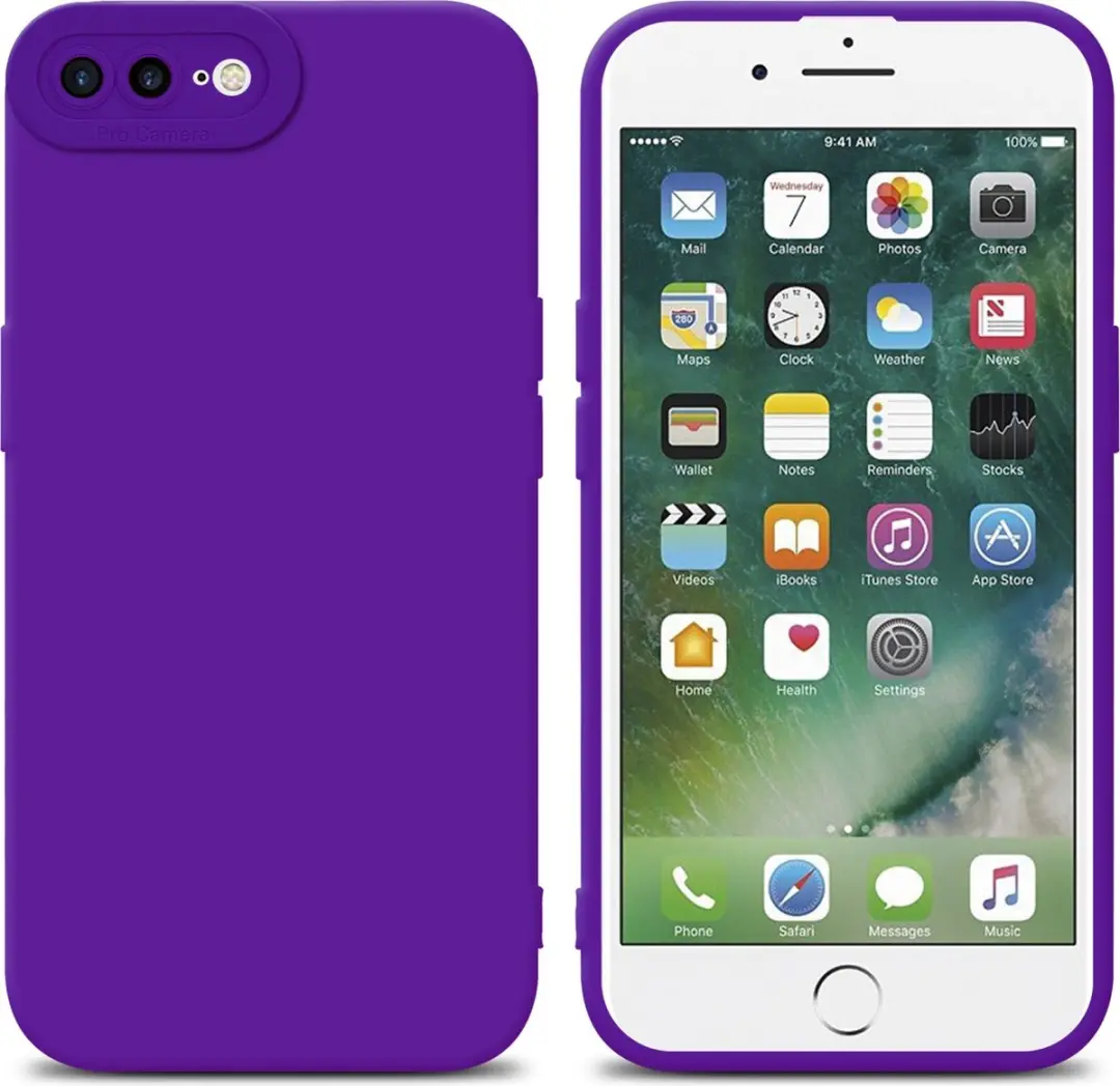 Cadorabo Hoesje geschikt voor Apple iPhone 7 PLUS / 7S PLUS / 8 PLUS in FLUID DO