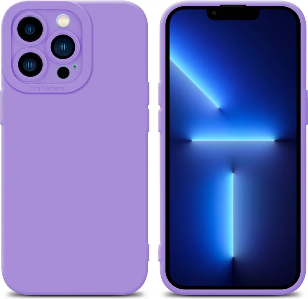 Cadorabo Hoesje geschikt voor Apple iPhone 12 PRO MAX in FLUID LICHT PAARS