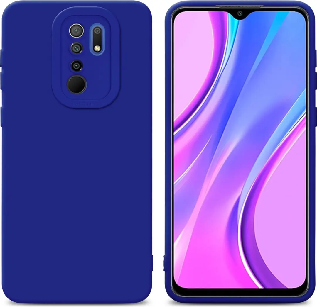 Cadorabo Hoesje geschikt voor Xiaomi RedMi 9 in FLUID BLAUW