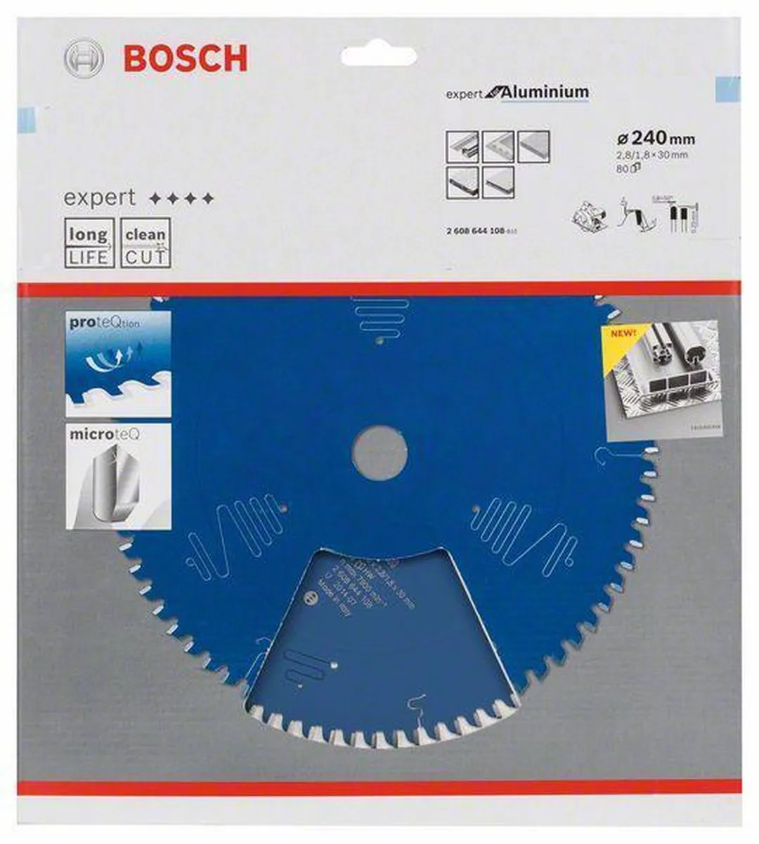 Bosch Expert for Wood Cirkelzaagblad 240mm - 80 Tanden - afbeelding 2 van 2