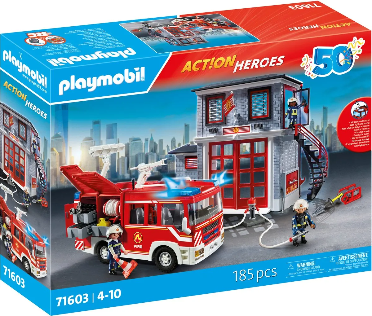 Playmobil Action Heroes Brandweer Megaset 71603 - Multicolor