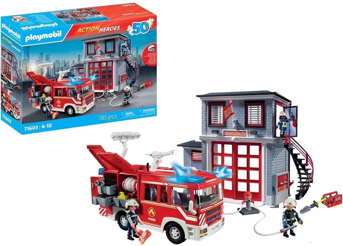 Playmobil Action Heroes Brandweer Megaset 71603 - Multicolor