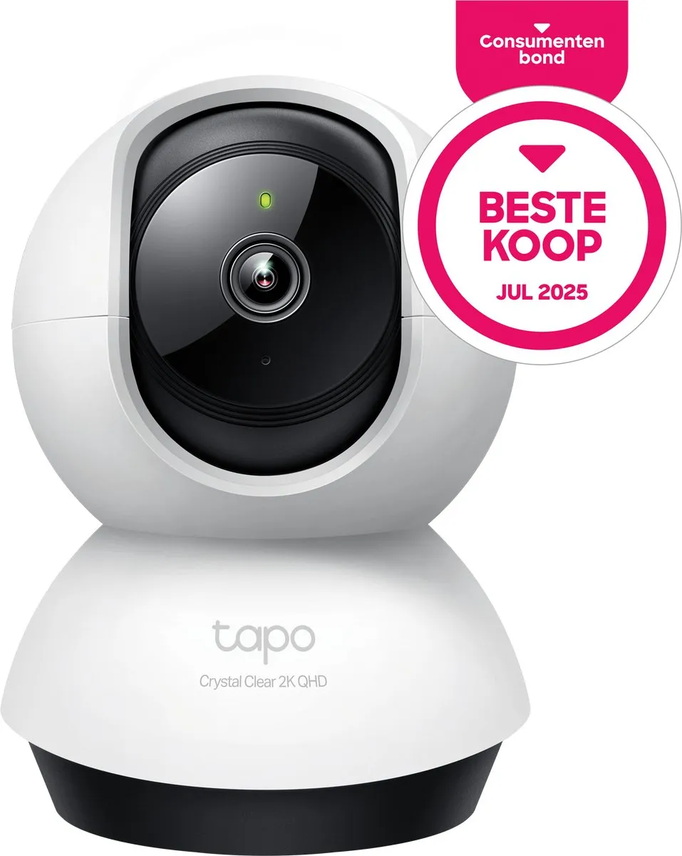 TP-Link Tapo C220 Beveiligingscamera - 2K Pan Tilt - Zwart
