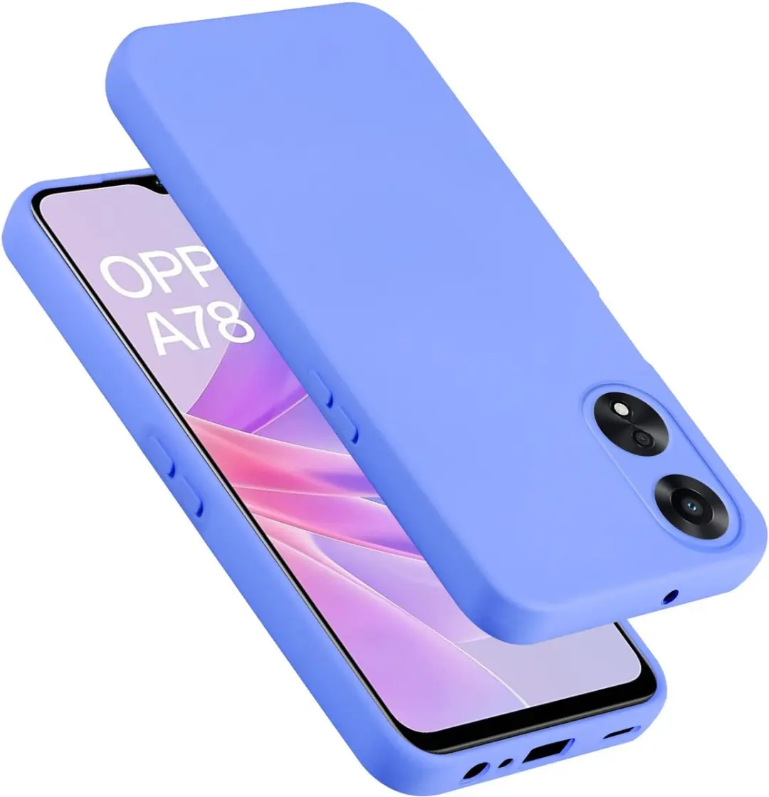Cadorabo Hoesje geschikt voor OPPO A78 5G in LIQUID LICHT PAARS