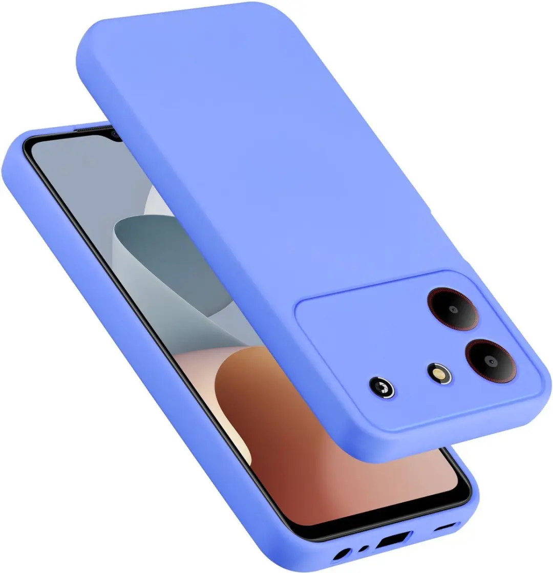 Cadorabo Hoesje geschikt voor ZTE Blade A54 in LIQUID LICHT PAARS