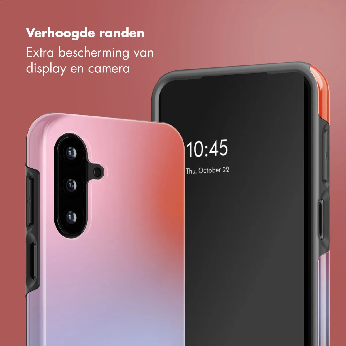 Selencia Hoesje Samsung Galaxy A17 Gradient Soft Blush