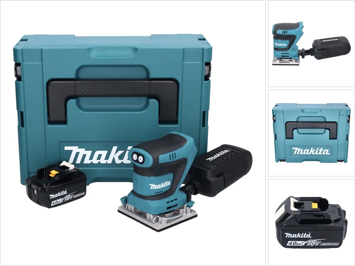 Makita DBO482M1J Accuschuurmachine 18V 112x102mm