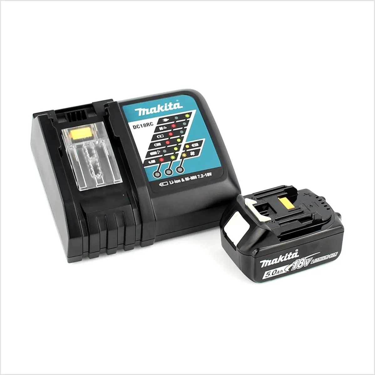 Makita DHP453RT1J Klopboormachine 18V - 42Nm - 2 snelheden - 1x 5Ah + lader - afbeelding 4 van 5