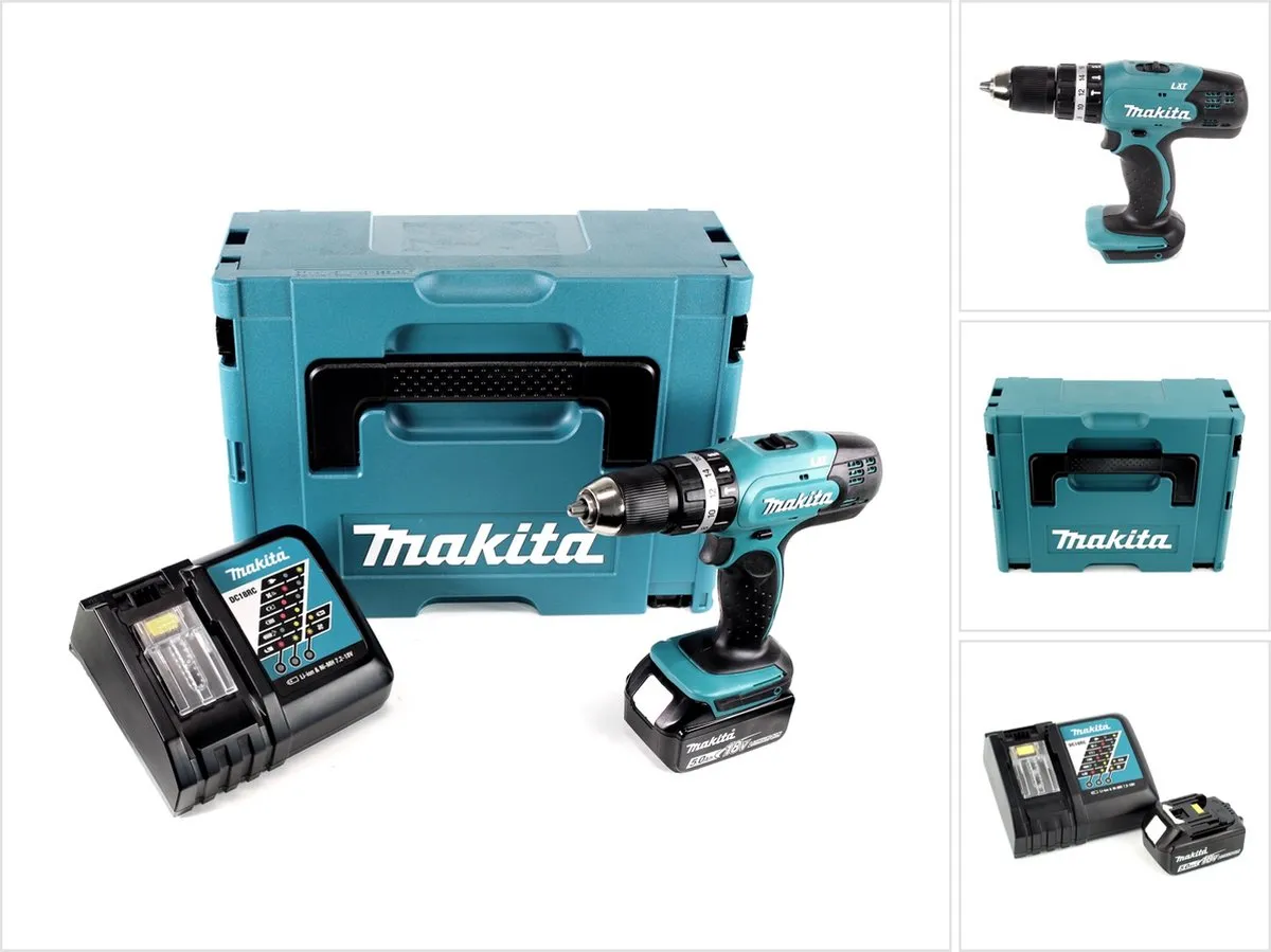Makita DHP453RT1J Klopboormachine 18V