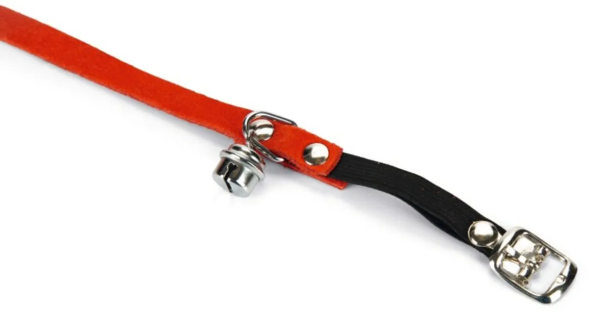 Beeztees Kattenbandje Suede - Rood
