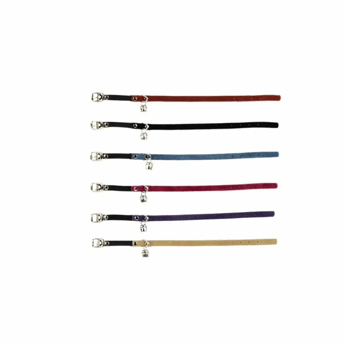 Beeztees Kattenbandje Suede - Rood