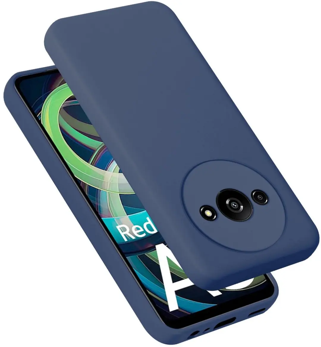 Cadorabo Hoesje geschikt voor Xiaomi RedMi A3 / A3X in LIQUID BLAUW