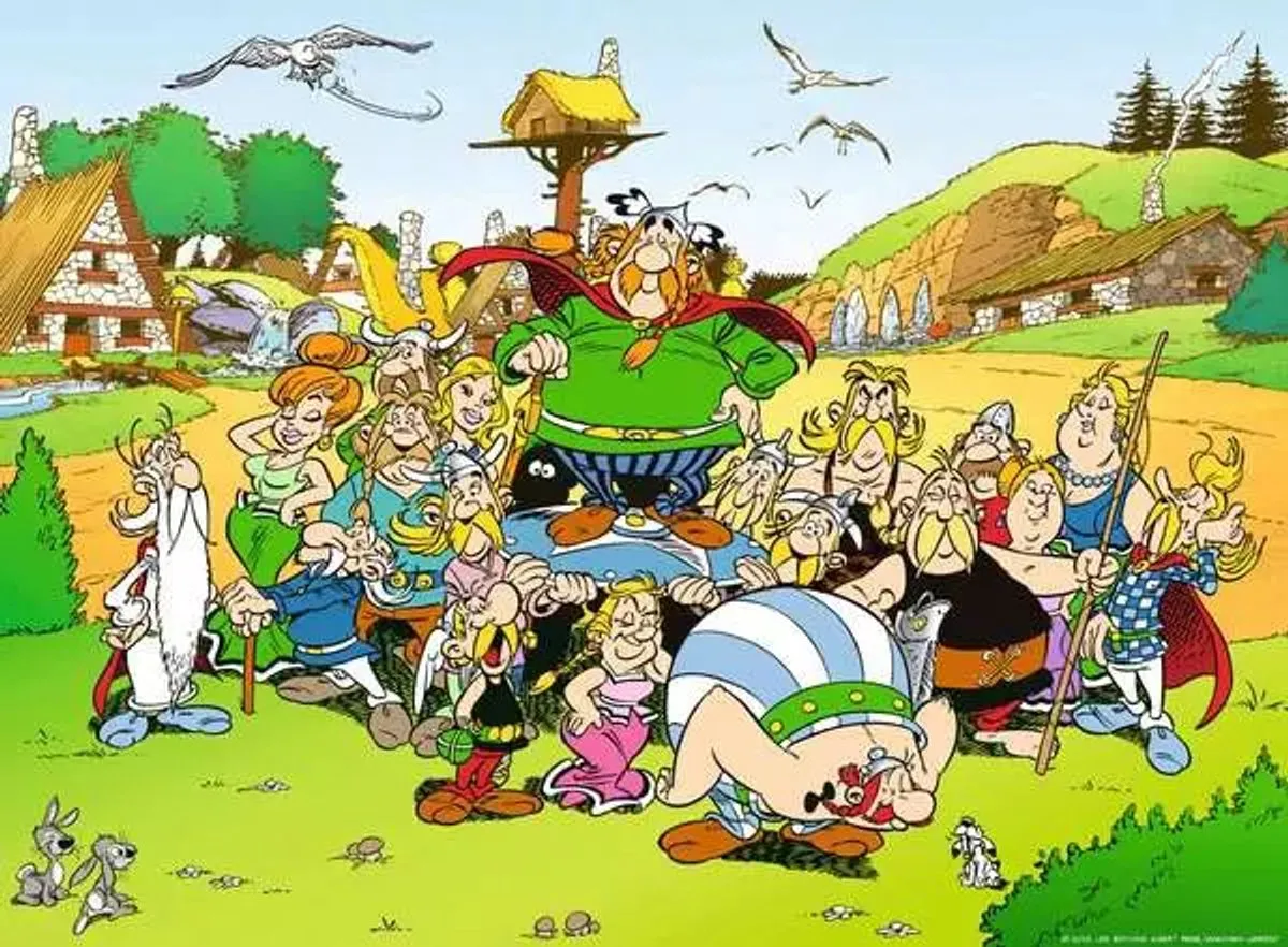 Ravensburger Asterix - The Village Puzzel 500 Stuks - Multicolor - afbeelding 2 van 4
