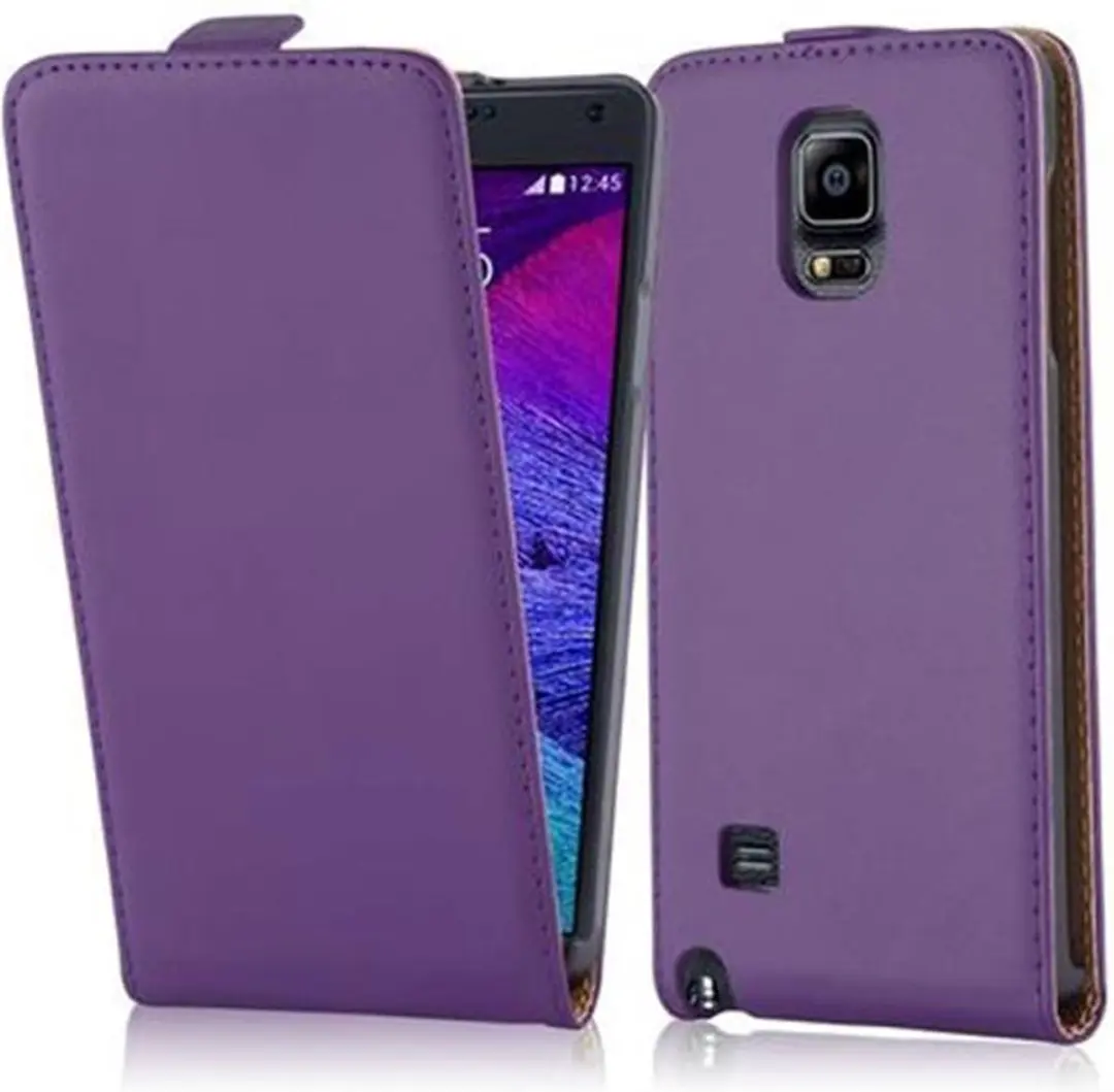 Cadorabo Hoesje geschikt voor Samsung Galaxy NOTE 4 in LILA VIOLET
