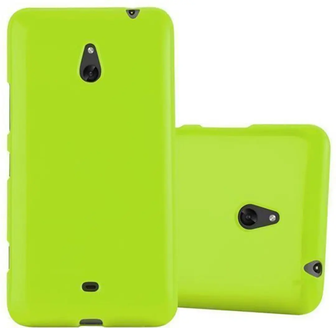 Cadorabo Hoesje geschikt voor Nokia Lumia 1320 in JELLY GROEN