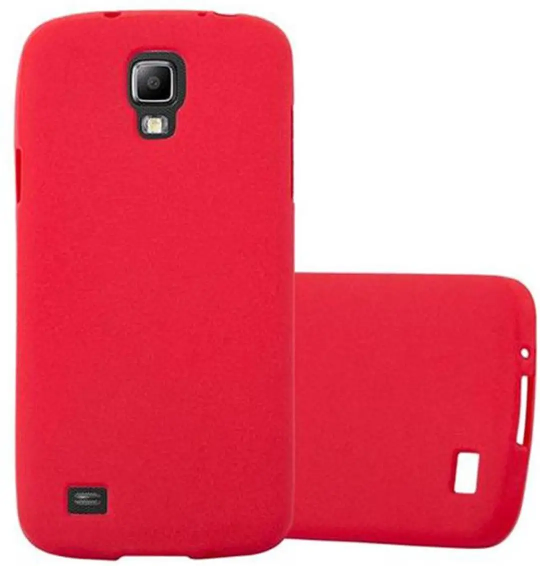 Cadorabo Hoesje geschikt voor Samsung Galaxy S4 ACTIVE in FROST ROOD