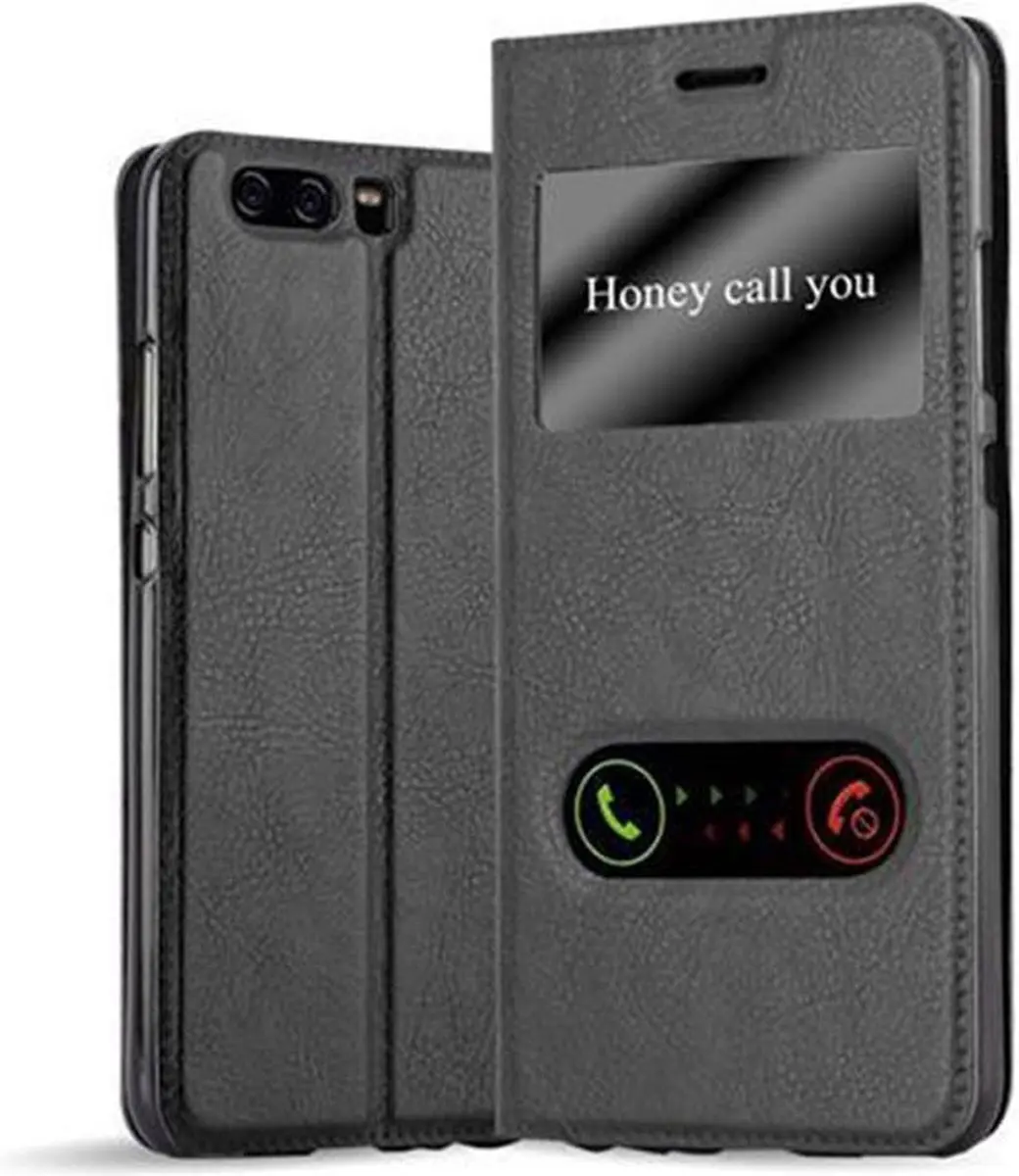 Cadorabo Hoesje geschikt voor Huawei P10 in KOMEET ZWART
