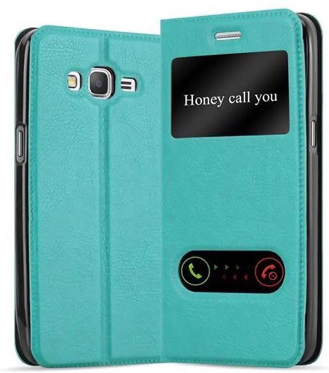 Cadorabo Hoesje geschikt voor Samsung Galaxy GRAND PRIME in MUNT TURKOOIS