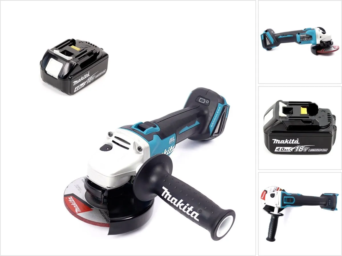 Makita DGA 504 M1 Haakse Slijper 18V 125mm