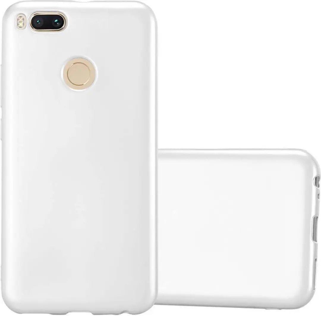 Cadorabo Hoesje geschikt voor Xiaomi Mi A1 / Mi 5X in METALLIC ZILVER