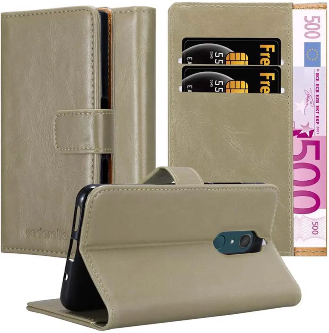Cadorabo Hoesje geschikt voor WIKO VIEW XL in CAPPUCCINO BRUIN
