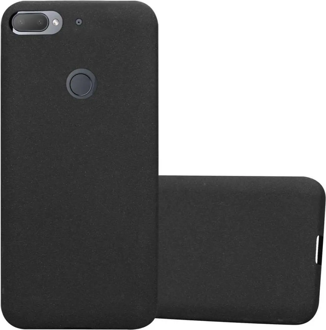 Cadorabo Hoesje geschikt voor HTC Desire 12 PLUS in FROST ZWART