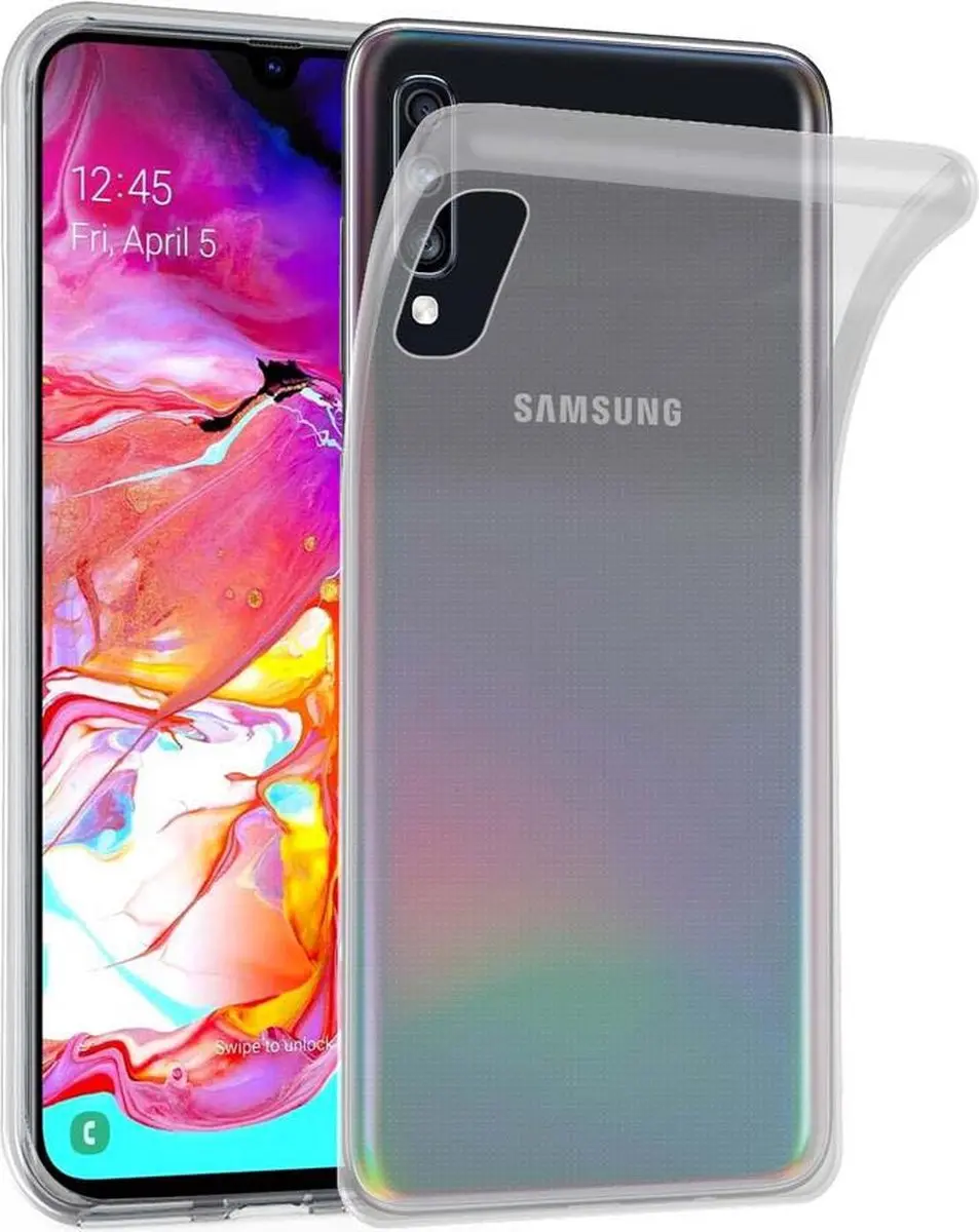 Cadorabo Hoesje geschikt voor Samsung Galaxy A70 / A70s in VOLLEDIG TRANSPARANT