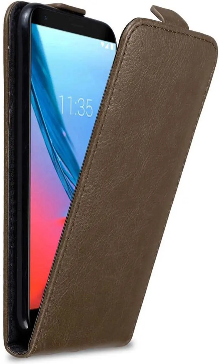 Cadorabo Hoesje geschikt voor ZTE Blade V9 in KOFFIE BRUIN