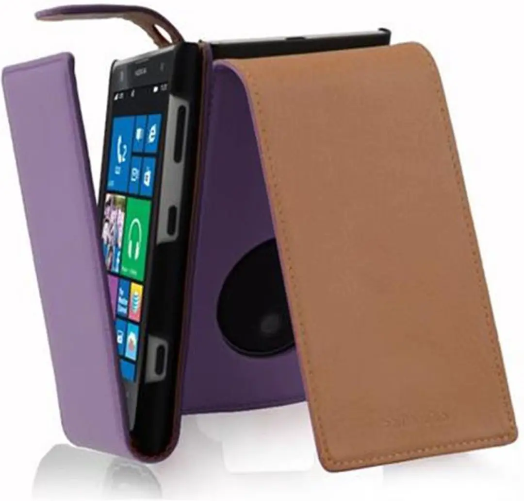 Cadorabo Hoesje geschikt voor Nokia Lumia 1020 in LILA VIOLET