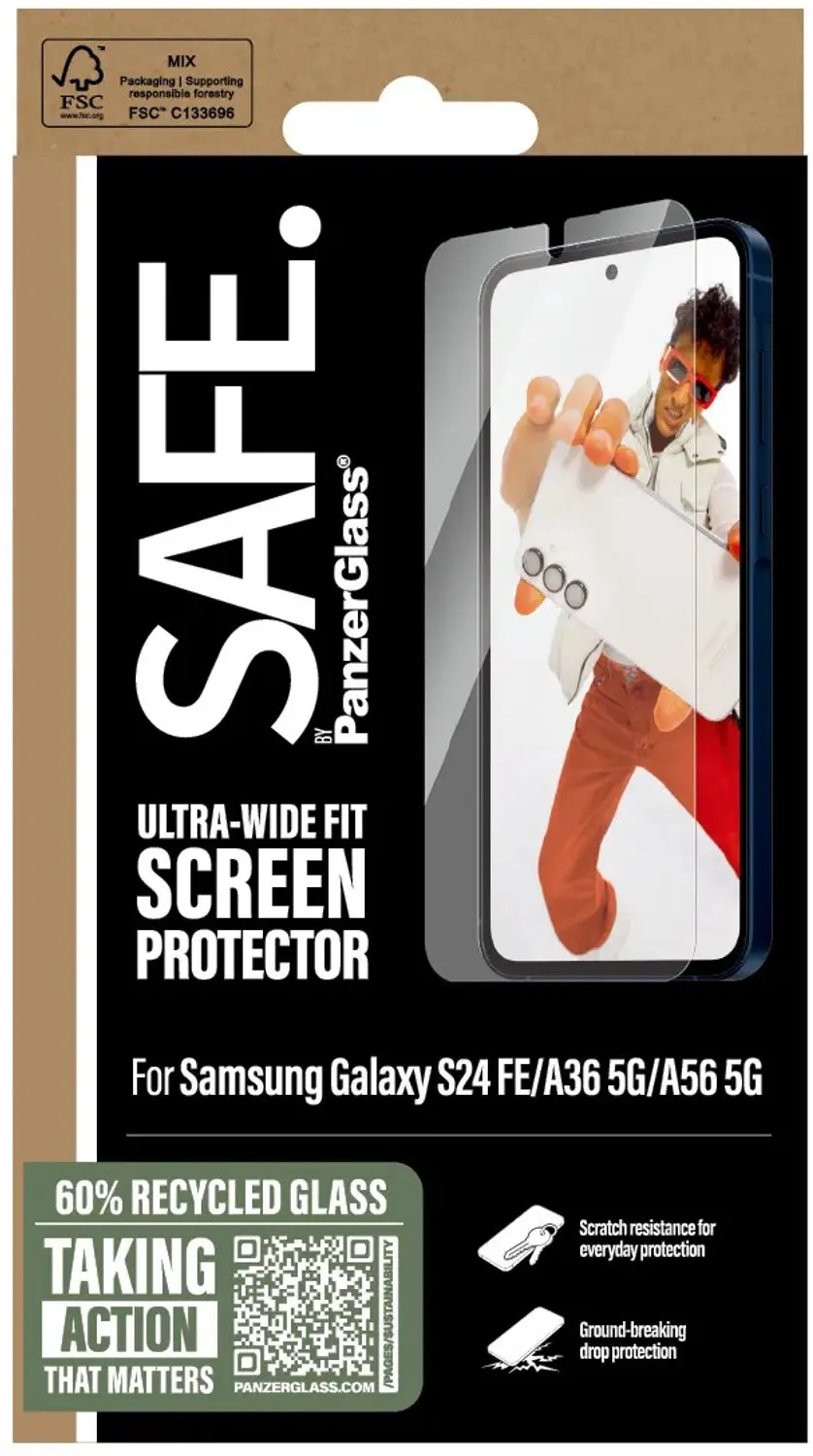 PanzerGlass SAFE Screenprotector Galaxy A56/A36 - afbeelding 6 van 6