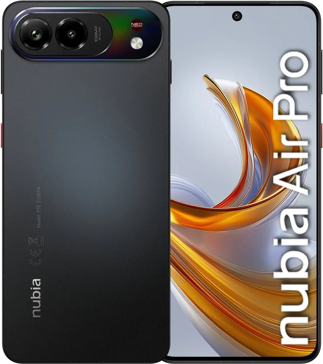 ZTE Nubia Air Pro 5G NBAIRPROBLK Smartphone