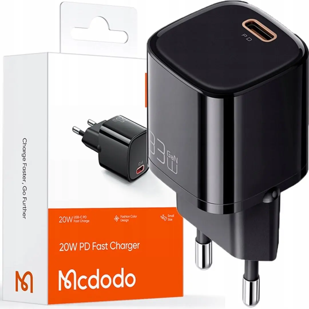 Mcdodo® Snellader - Oplader - Voor telefoon - USB-C USB-A - 20W