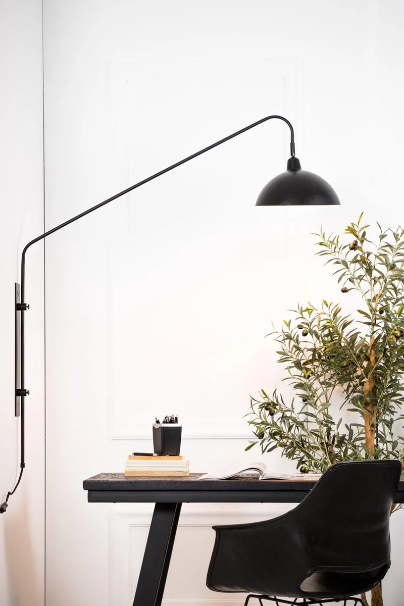 vtwonen Orion Wandlamp - 30cm - Zwart