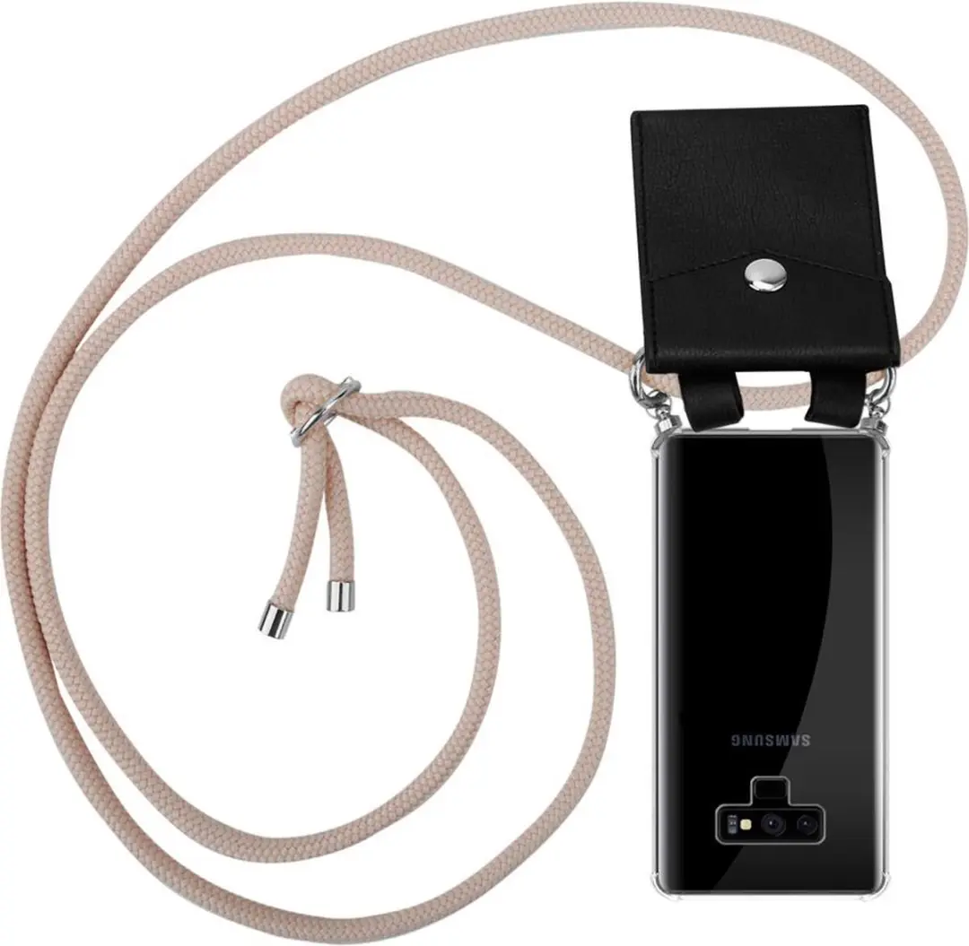 Cadorabo Hoesje geschikt voor Samsung Galaxy NOTE 9 in PEARLY ROSE GOUD