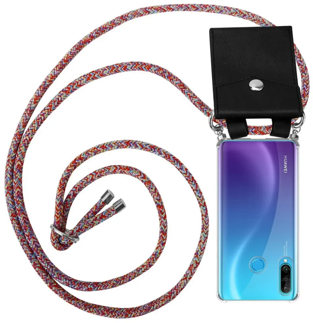 Cadorabo Hoesje geschikt voor Huawei P30 LITE in KLEURRIJKE PAPEGAAI
