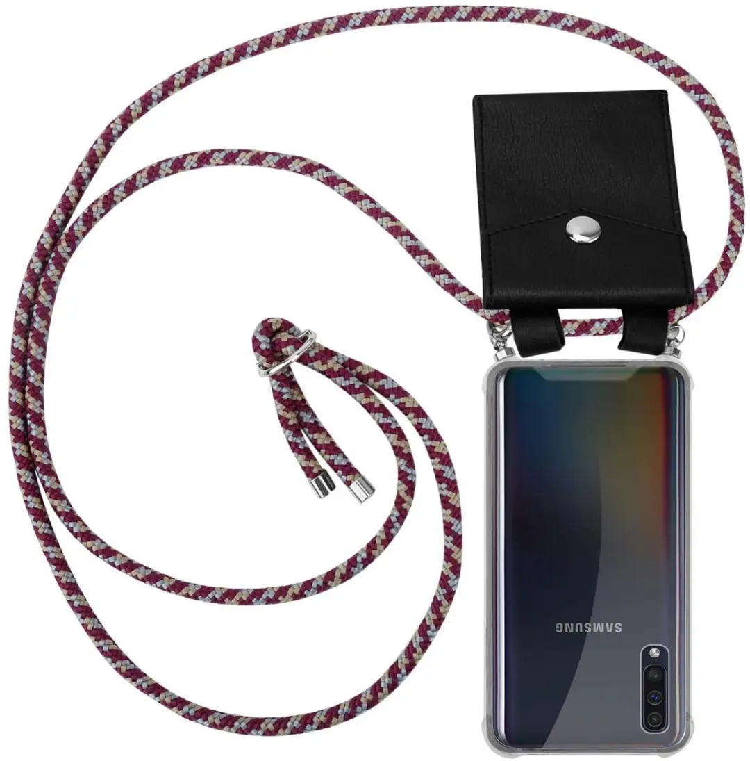 Cadorabo Hoesje geschikt voor Samsung Galaxy A50 4G / A50s / A30s in ROOD GEEL W