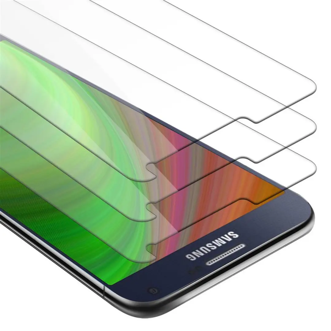 Cadorabo 3x Screenprotector geschikt voor Samsung Galaxy A7 2015