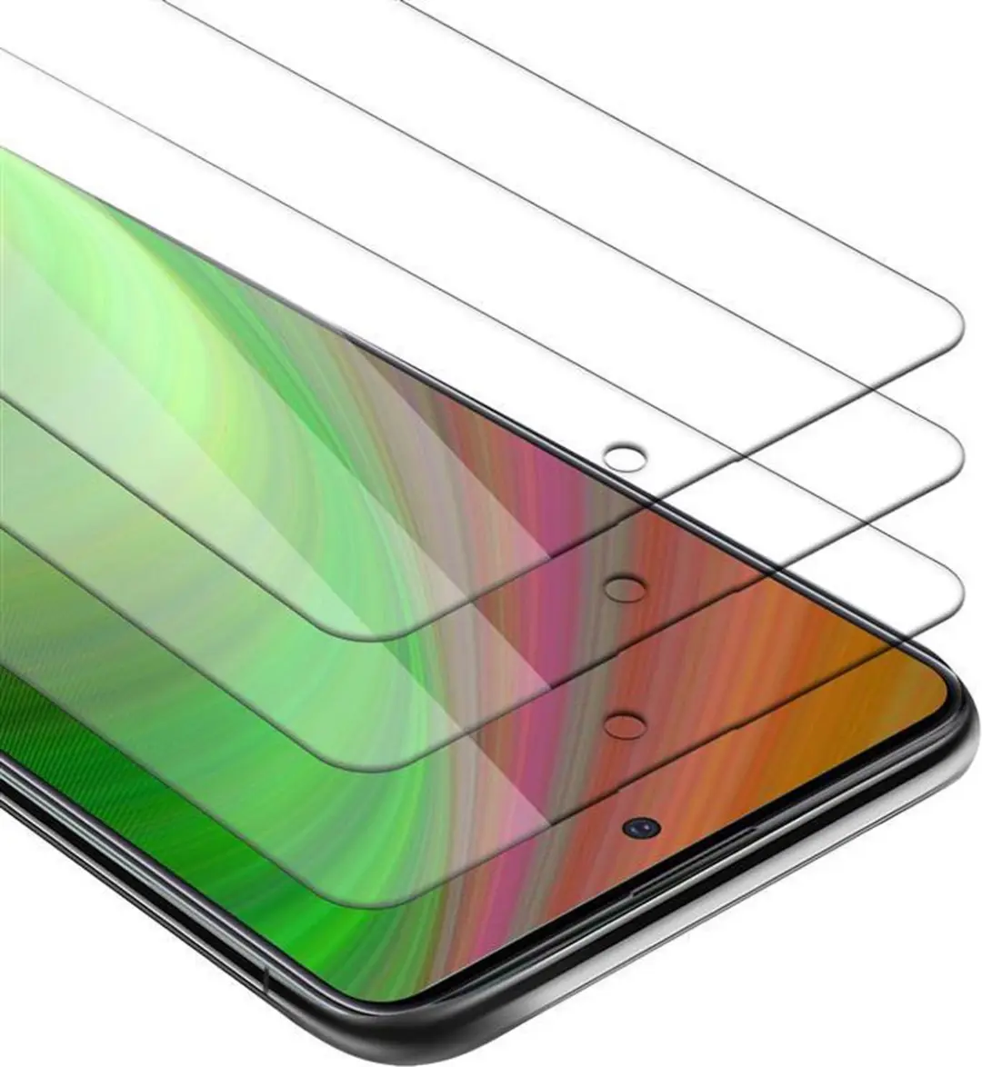 Cadorabo 3x Screenprotector geschikt voor Samsung Galaxy A71 5G