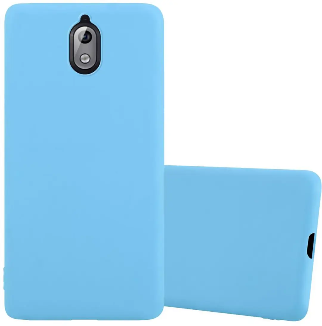Cadorabo Hoesje geschikt voor Nokia 3.1 in CANDY BLAUW