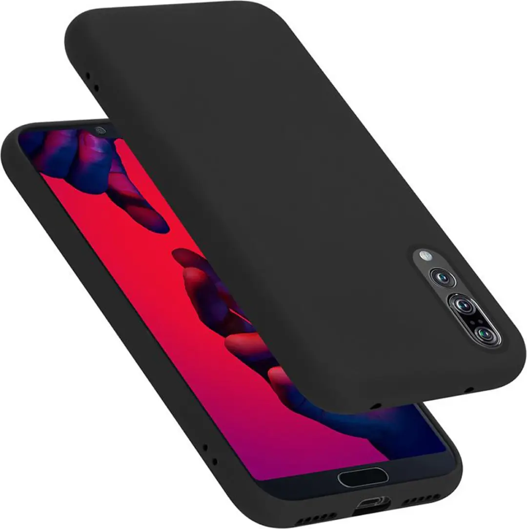 Cadorabo Hoesje geschikt voor Huawei P20 PRO / P20 PLUS in LIQUID ZWART