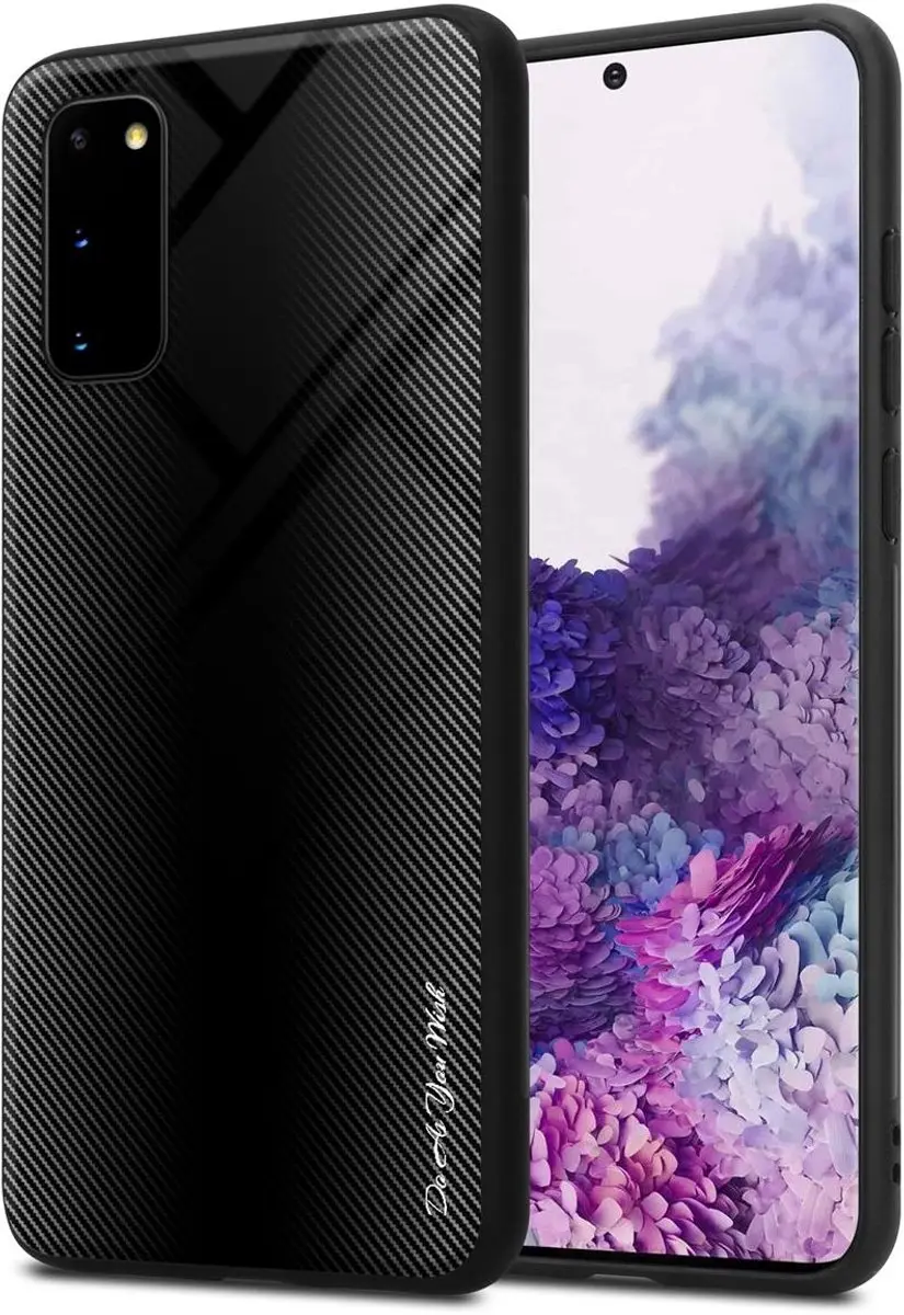 Cadorabo Hoesje geschikt voor Samsung Galaxy S20 in OPAAL ZWART