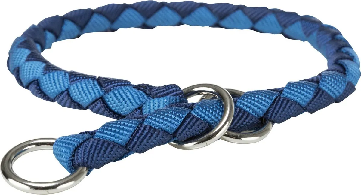 Trixie Cavo Anti-Trek Halsband M - Indigo/Royal Blauw