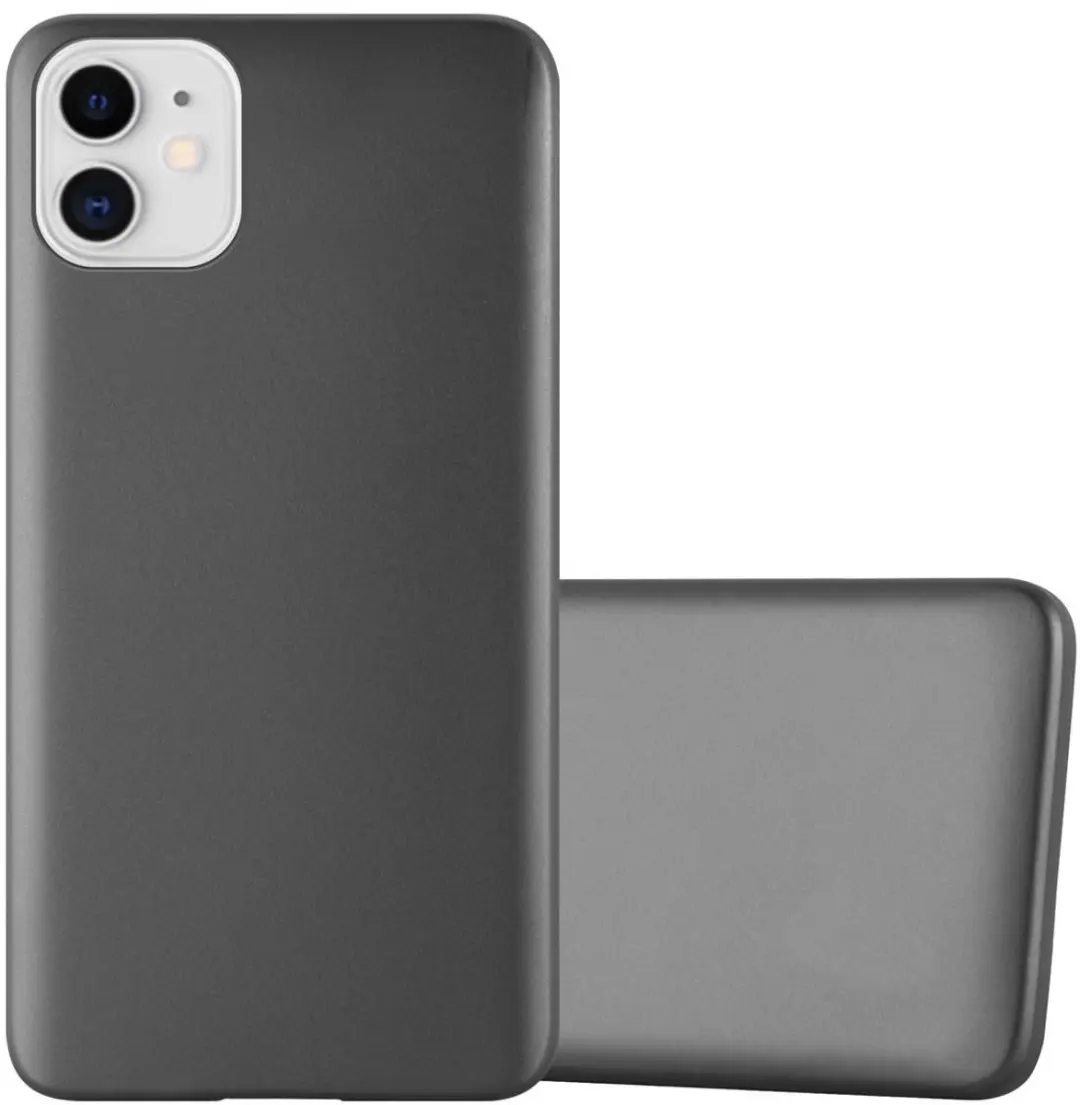 Cadorabo Hoesje geschikt voor Apple iPhone 11 in METALLIC GRIJS