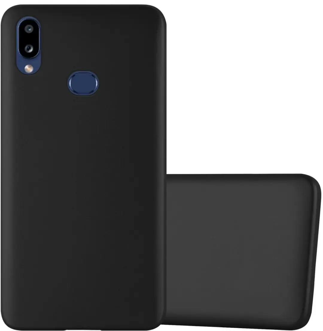 Cadorabo Hoesje geschikt voor Samsung Galaxy A10s / M01s in METALLIC ZWART