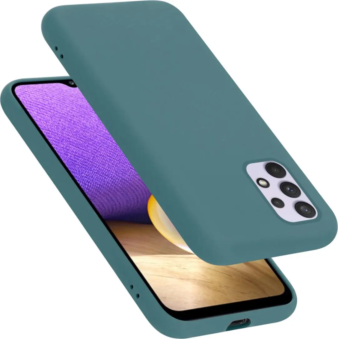 Cadorabo Hoesje geschikt voor Samsung Galaxy A33 5G in LIQUID GROEN