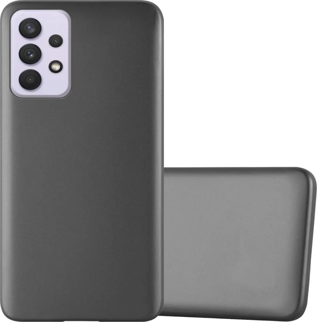 Cadorabo Hoesje geschikt voor Samsung Galaxy A33 5G in METALLIC GRIJS