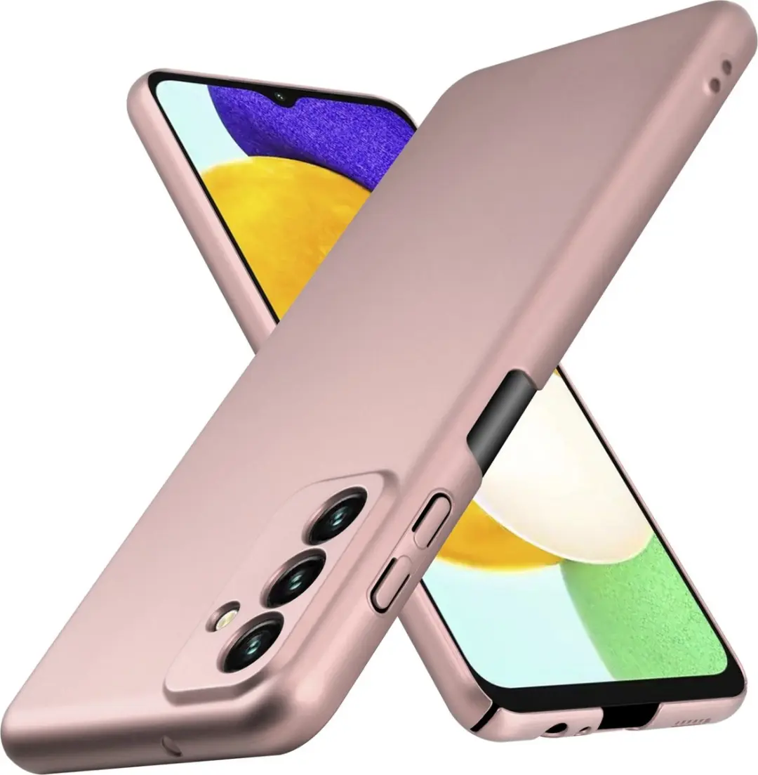 Cadorabo Hoesje geschikt voor Samsung Galaxy A13 5G in METAAL ROSE GOUD