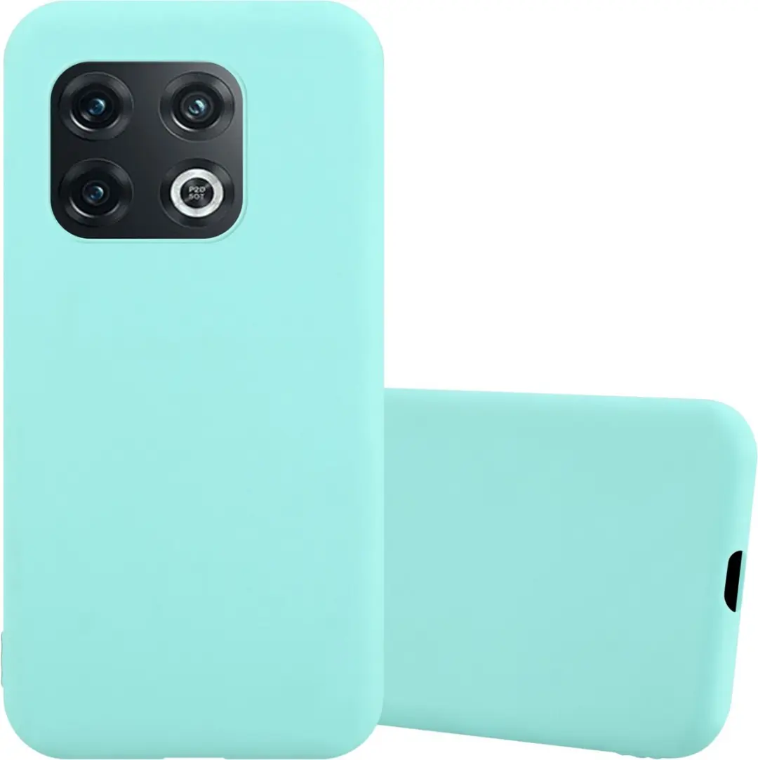 Cadorabo Hoesje geschikt voor OnePlus 10 PRO 5G in CANDY BLAUW