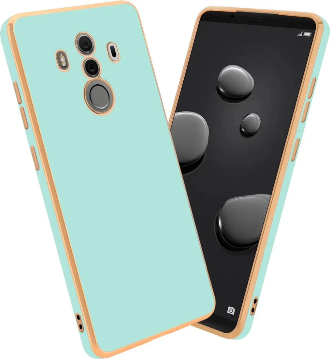 Cadorabo Hoesje geschikt voor Huawei MATE 10 PRO in Glossy Mintgroen