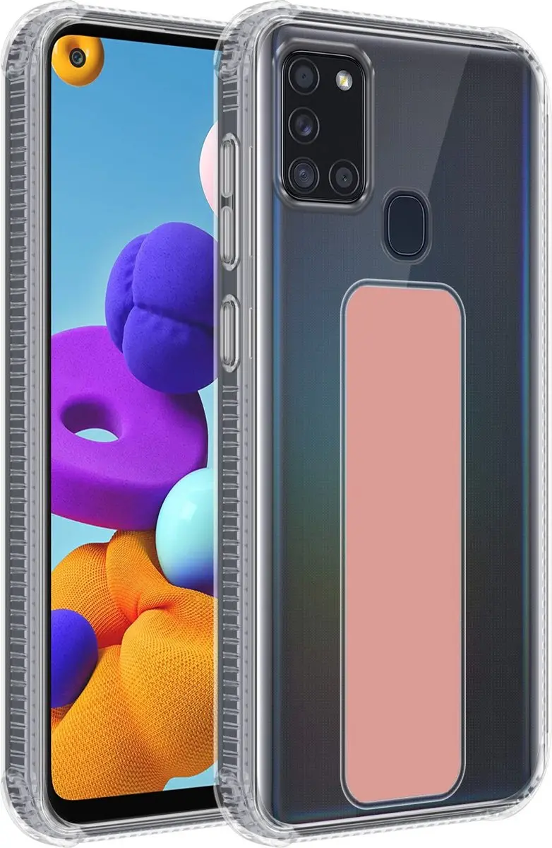 Cadorabo Hoesje geschikt voor Samsung Galaxy A21s in ROZE
